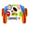 LEAN TOYS Toddler Baby Push Along Toy Hippo Sounds Rattles Crinkles Mirror