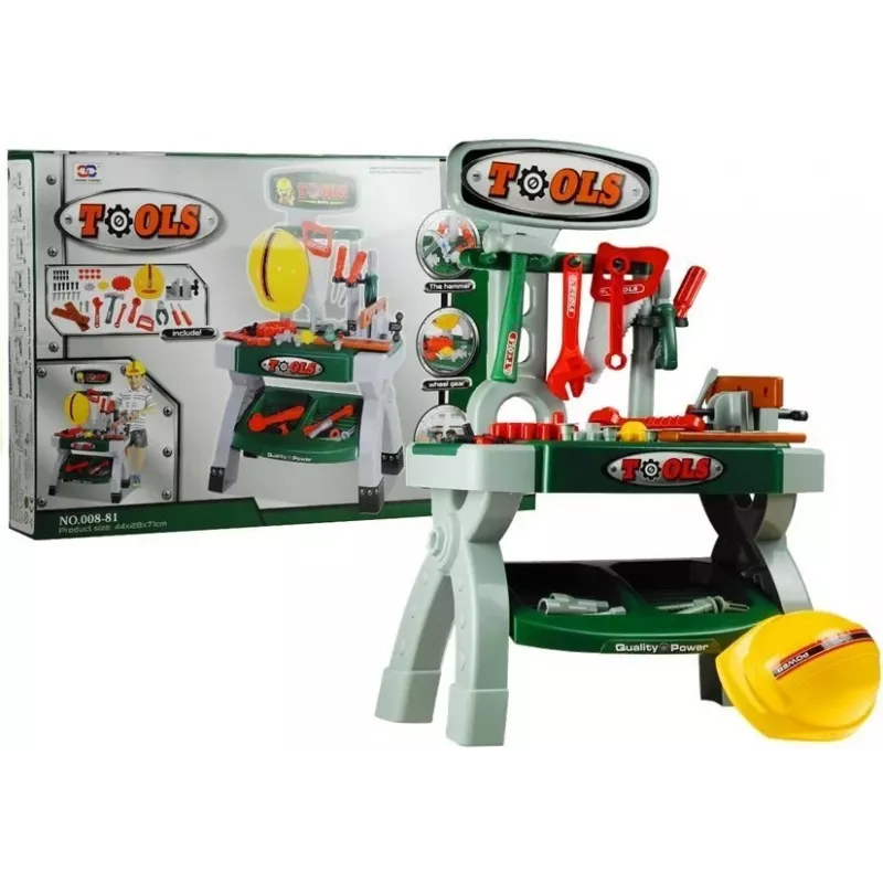 LEAN TOYS Kids Childrens Work Bench Play Set Tools Vice DIY Workshop