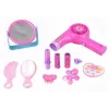 LEAN TOYS Girls Beauty Kit Hair Accessories Set Realistic Hairdryer In A Bag