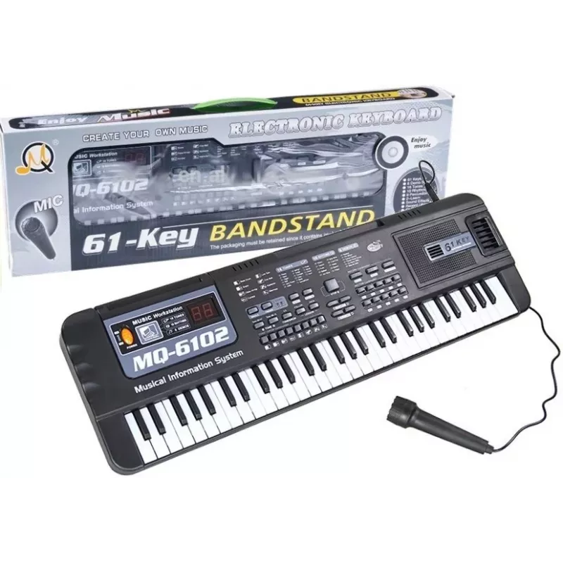 LEAN TOYS Keyboard with Microphone - MQ-6102