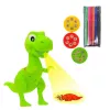 LEAN TOYS T-Rex Dinosaur Projector for Drawing and Painting 18 Pictures 2-in-1 Markers