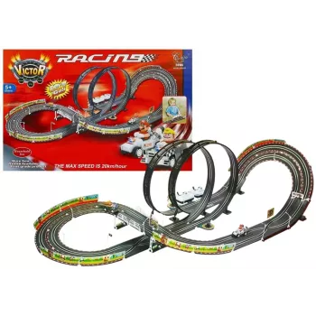 Carrera Mario Kart 8 Slot Car Race Track Set with 2 Cars (Mario & Luigi) 5.3m