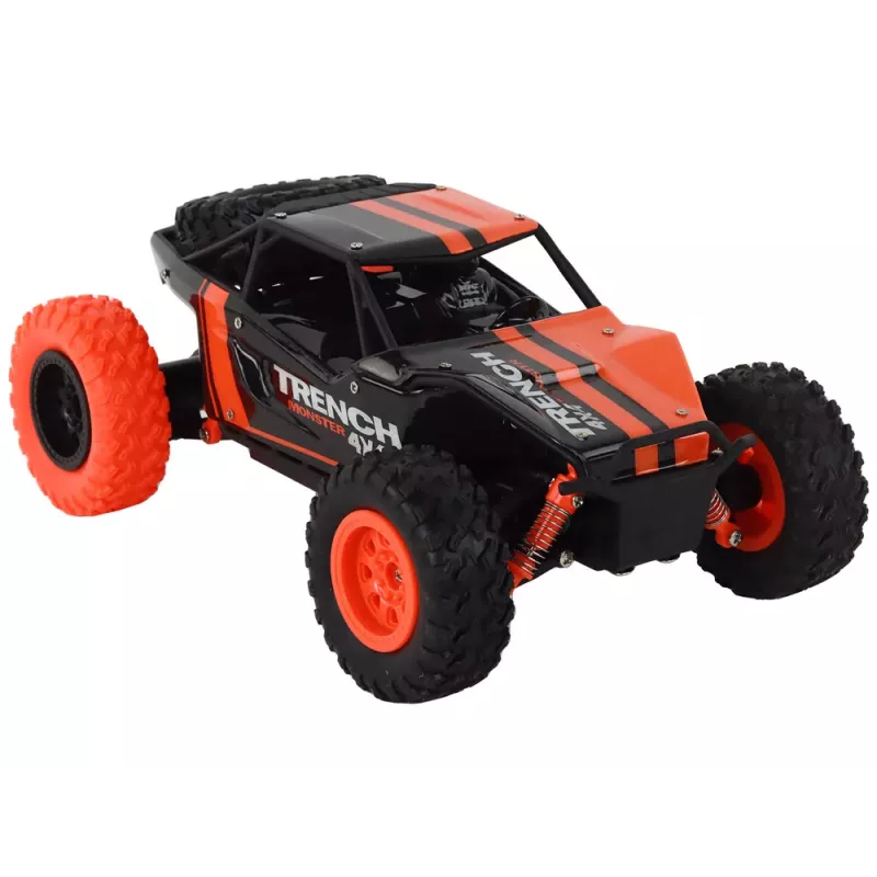 LEAN TOYS Remote Controlled Off-Road Car R/C 1:24 Orange