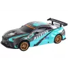 LEAN TOYS Large Remote Controlled Sports Car 1:10 Turquoise and Black