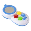 LEAN TOYS Blue Children's Interactive Phone Lights Sounds Mirror