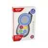 LEAN TOYS Blue Children's Interactive Phone Lights Sounds Mirror