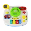 LEAN TOYS Educational Interactive Table 2in1 Board For Toddlers Steering Wheel
