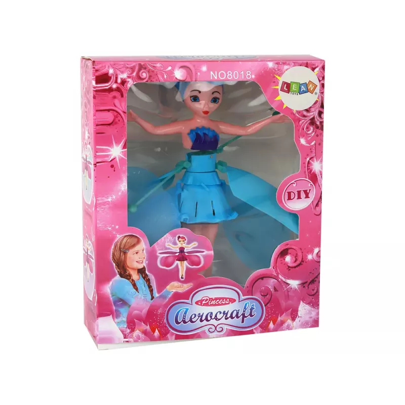 LEAN TOYS Hand Controlled Magic Blue Fairy Flying Doll