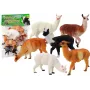 LEAN TOYS Set of Alpaca Llama Farm Set Figures 6 pcs. Mix