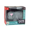LEAN TOYS Plush Interactive Animal Kitten Walks and Meows Gray