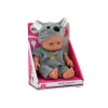 LEAN TOYS Small Baby Doll, Gray Clothes, Koala Hat