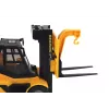 LEAN TOYS Yellow Forklift 1:16 Moving Forks Sounds Lights