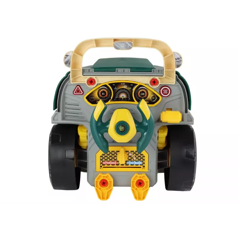 LEAN TOYS Workshop Engine Truck Disassembly DIY Kit Green