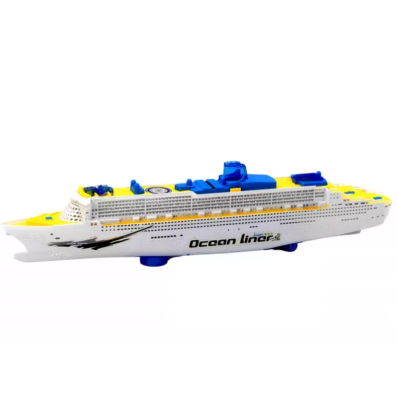 LEAN TOYS Passenger Cruise Ship with Driving Lights and Sounds