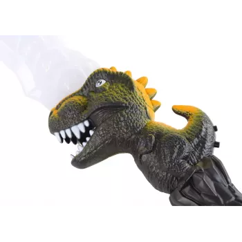 LEAN TOYS Lightsaber, Dinosaur-Shaped Handle, Green