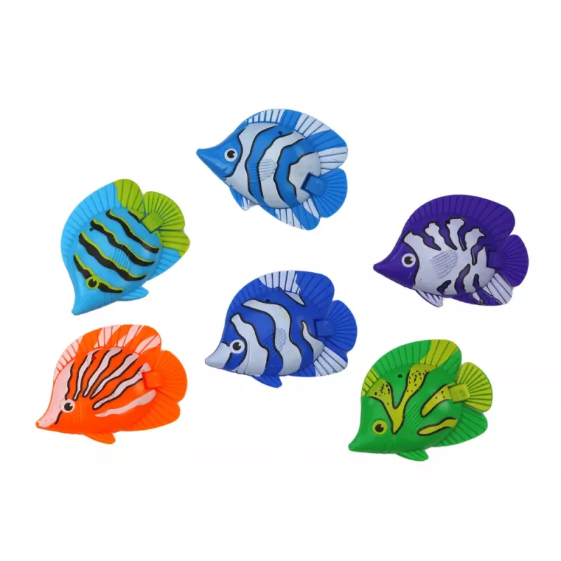 LEAN TOYS Fishing Basket Shark Fish Holder Blue