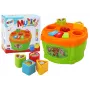 LEAN TOYS Interactive Educational Drum Shapes Green and Orange