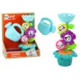 LEAN TOYS Bath Toy Colorful Flowers Watering Can