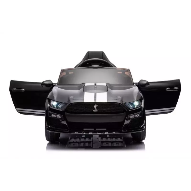 LEAN CARS Battery-Powered Vehicle Ford Mustang GT500 Shelby Black