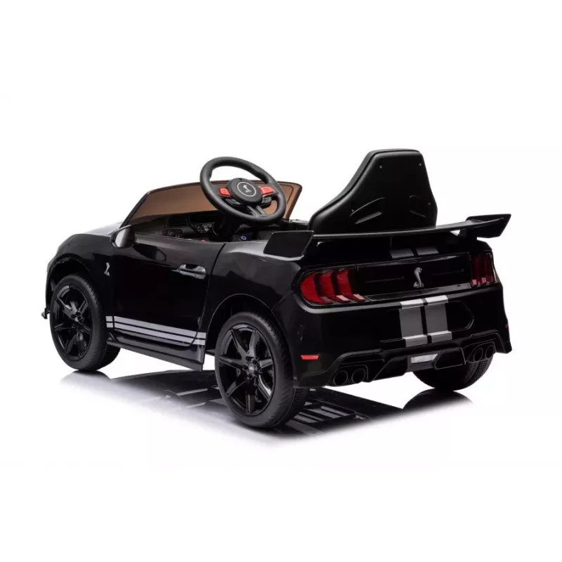 LEAN CARS Battery-Powered Vehicle Ford Mustang GT500 Shelby Black