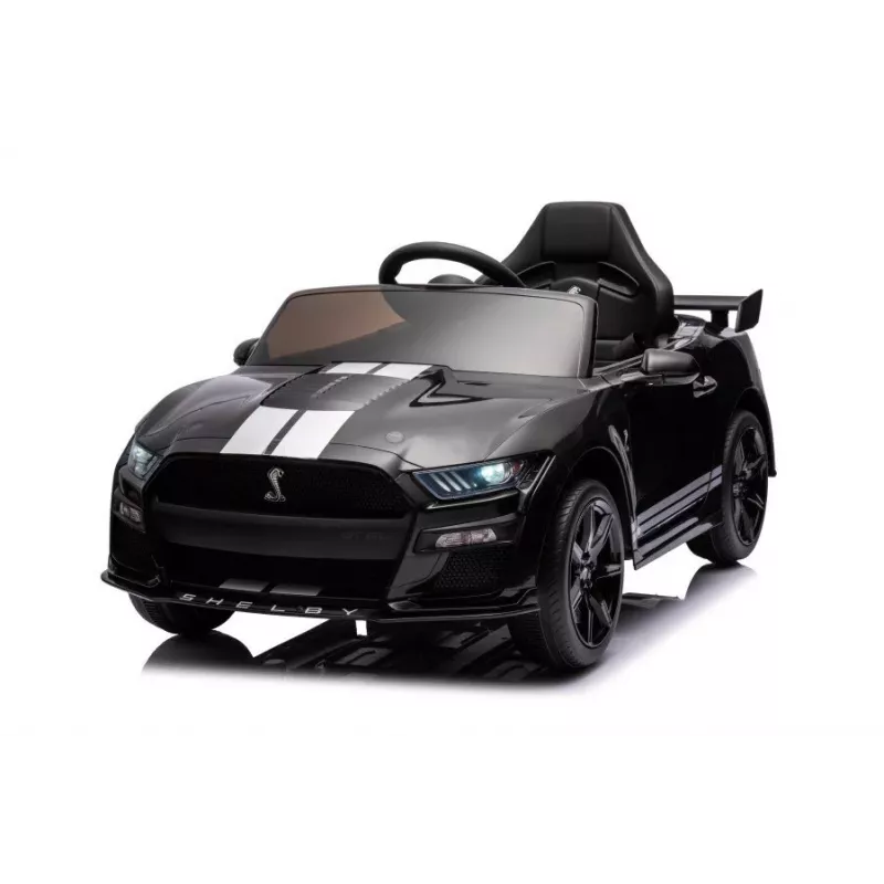 LEAN CARS Battery-Powered Vehicle Ford Mustang GT500 Shelby Black