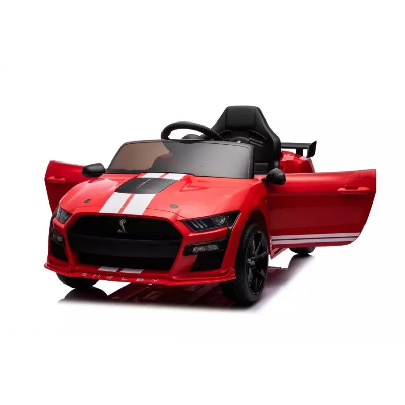 LEAN CARS Battery-Powered Vehicle Ford Mustang GT500 Shelby Red
