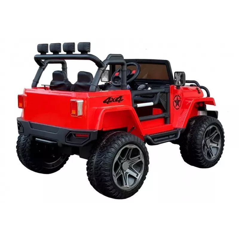 LEAN CARS Electric Ride On Car WXE-1688 4x4 Red