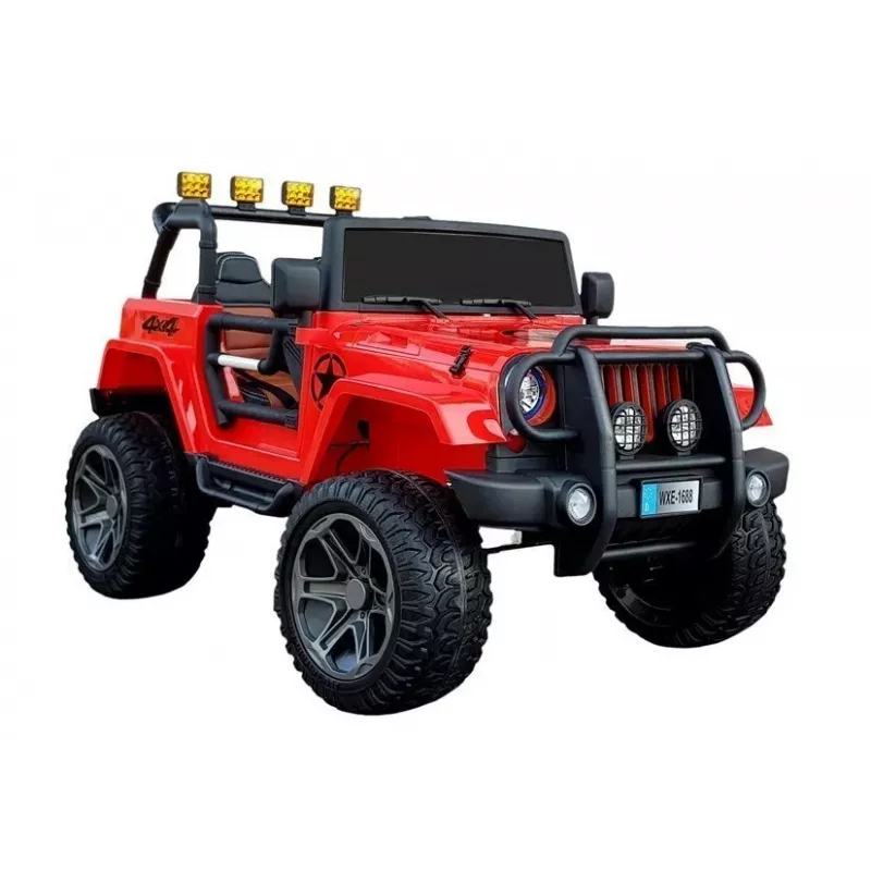 LEAN CARS Electric Ride On Car WXE-1688 4x4 Red