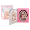 LEAN TOYS Baby Doll in a Bunny Carrier in a Pink Checkered Outfit