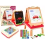 LEAN TOYS 3in1 Multifunctional Double-Sided Chinese Game Table - Mahjong, Card & Board Games, Foldable, Green Felt
