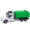 LEAN TOYS Remote Controlled RC Garbage Truck Green Lights Sounds