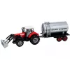 LEAN TOYS Agricultural Tractor Excavator with Tanker Drive Red
