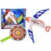 LEAN TOYS Bow with Target for Soft Arrows with Suction Cup, 6 Pieces