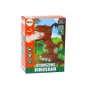 LEAN TOYS Dinosaur Dancing Obstacle Sensor Lights Sounds Yellow