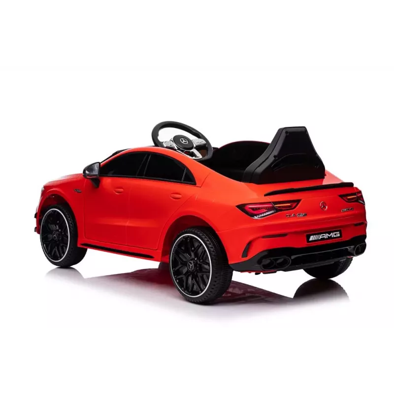 LEAN CARS Battery-Powered Car Mercedes CLA 45s Red AMG 4x4