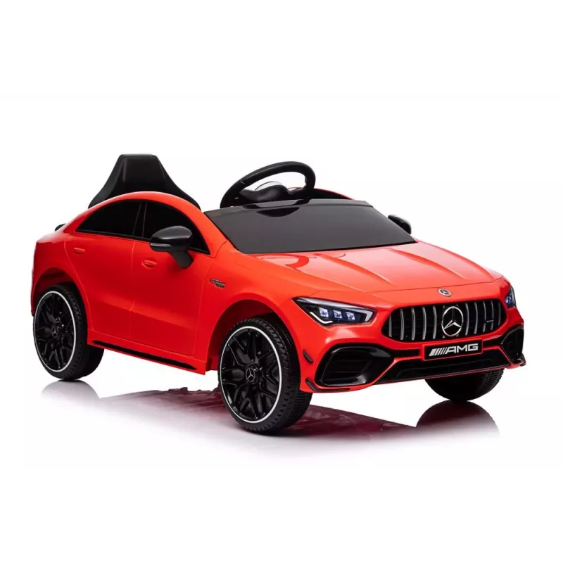 LEAN CARS Battery-Powered Car Mercedes CLA 45s Red AMG 4x4
