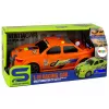 LEAN TOYS Sports Car Racing Lights Sounds Orange 1:16