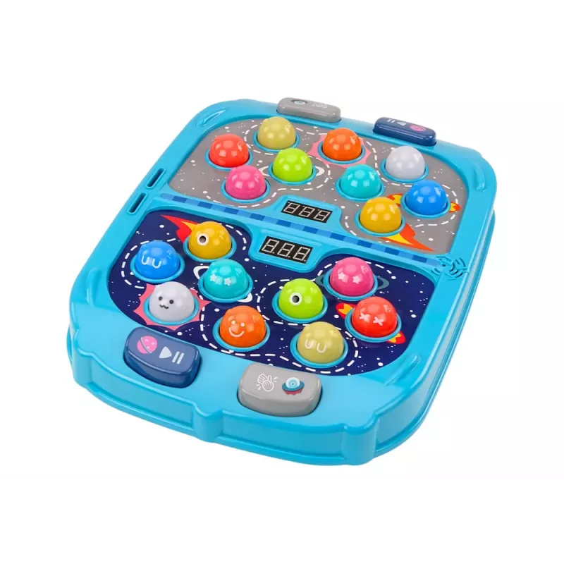 LEAN TOYS Arcade Game Wack A Mole Space 9 Levels Speed of Light Sounds