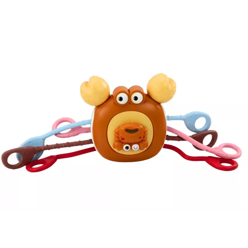 LEAN TOYS Interactive Sensory Crab Educational Teether For Children