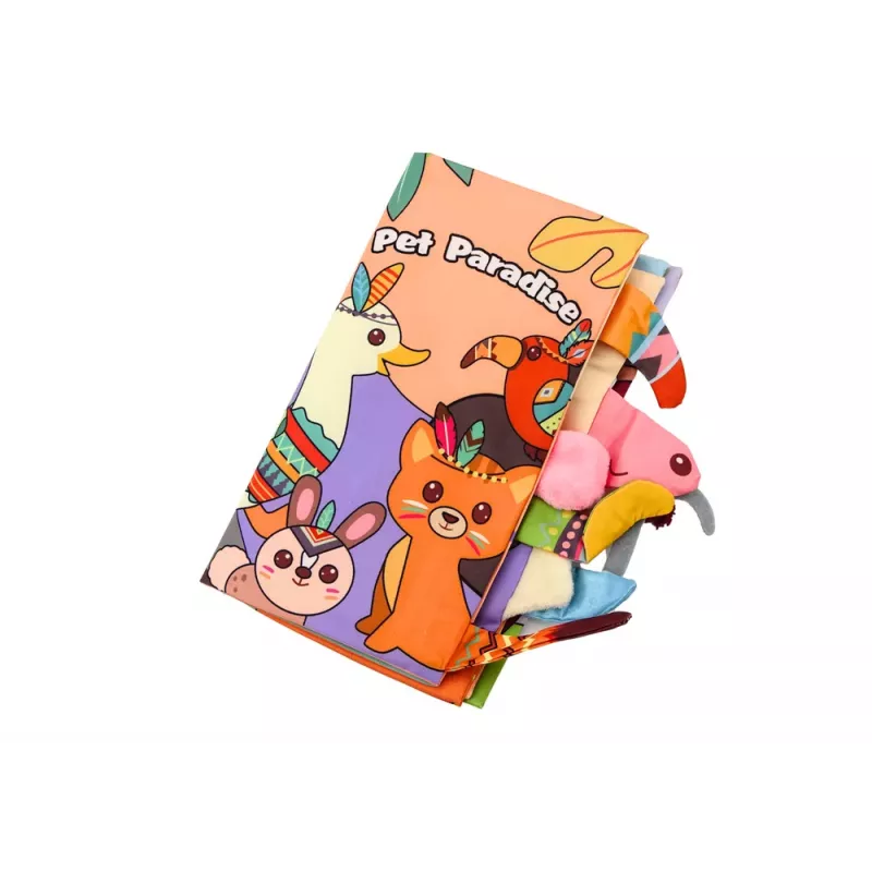 LEAN TOYS Soft Educational Book Rustling Forest Animals