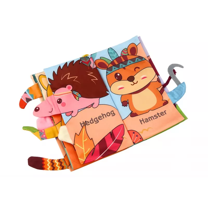 LEAN TOYS Soft Educational Book Rustling Forest Animals