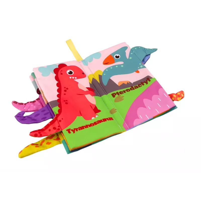 LEAN TOYS Soft Book Animals Dinosaurs Rustling Colorful