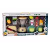 LEAN TOYS Electric Blender Set, Fruits for Slicing, Lights, and Sounds