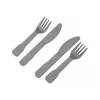 LEAN TOYS Fast Food Set Fruits Steak Ice Cream Accessories Pizza French fries 26 pcs.