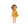 LEAN TOYS Doll Yellow Dress Brown Hair Large Doll 33cm