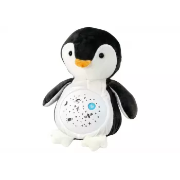 LEAN TOYS Teddy Bear Sleeping Lights Sounds Night and Day Mode Penguin