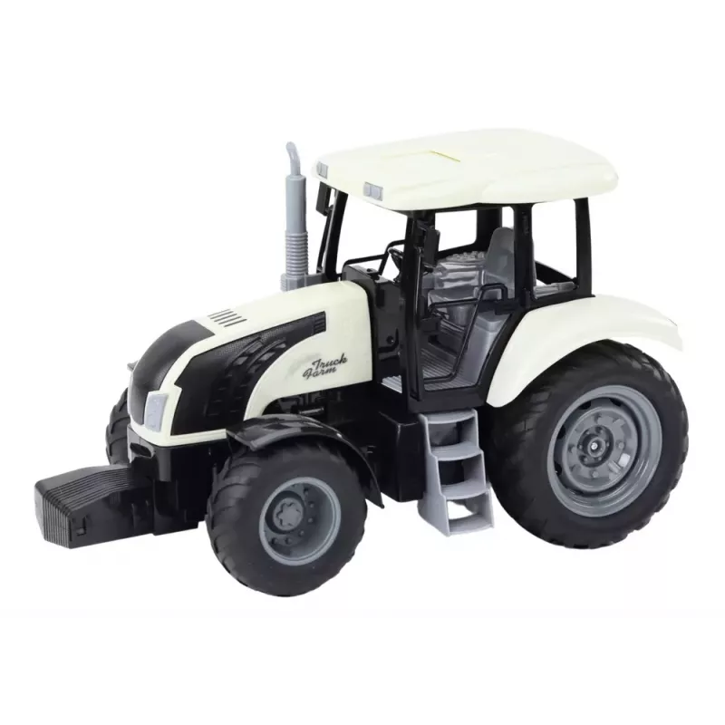 LEAN TOYS Remote Controlled RC Tractor 2.4G Sounds White