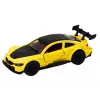 LEAN TOYS Toy Car Sports Car 1:32 Friction Drive Metal Yellow