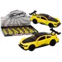 LEAN TOYS Toy Car Sports Car 1:32 Friction Drive Metal Yellow