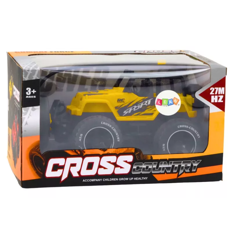 LEAN TOYS Remote Controlled Off-Road Car RC 1:18 Yellow
